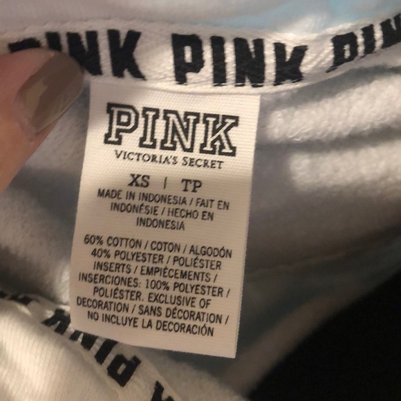 Women’s PINK half zip pullover sweatshirt - Picture 4 of 4